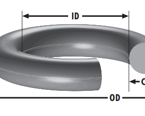 OR2X34,5-FP80 VITON O-RING